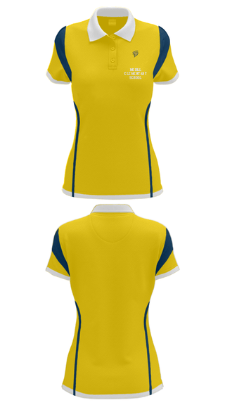 Women's Short Sleeve Performance Polo, Medill Elementary School, Spirit Store, Teamtime, Team time, sublimation, custom sports apparel, team uniforms, spirit wear, spiritwear, sports uniforms, custom shirts, team store, custom team store, fundraiser sports, apparel fundraiser