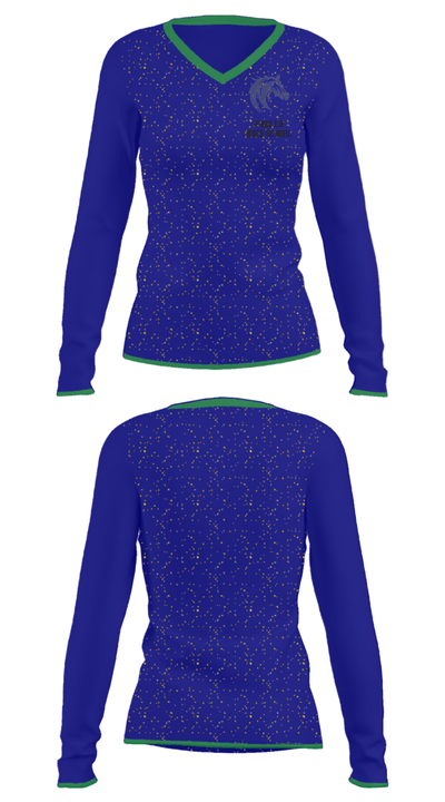 Frazer High School 20944050 Women's Long Sleeve V-neck Shirt - 33