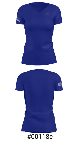 Women's Short Sleeve Vneck Shirt, Jewish Community Center Of Central New Jersey Youth Basketball, Men's Basketball, Teamtime, Team time, sublimation, custom sports apparel, team uniforms, spirit wear, spiritwear, sports uniforms, custom shirts, team store, custom team store, fundraiser sports, apparel fundraiser