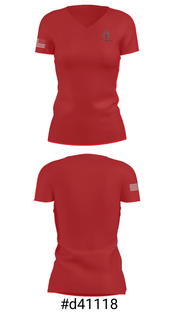 Women's Short Sleeve Vneck Shirt, Katy Christian Academy Basketball, Men's Basketball, Teamtime, Team time, sublimation, custom sports apparel, team uniforms, spirit wear, spiritwear, sports uniforms, custom shirts, team store, custom team store, fundraiser sports, apparel fundraiser