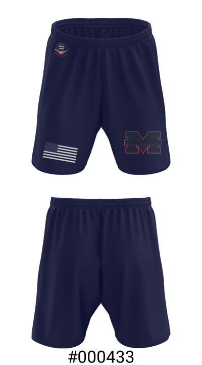 Manvel High School Swimming 12453838 Athletic Shorts With Pockets - 15