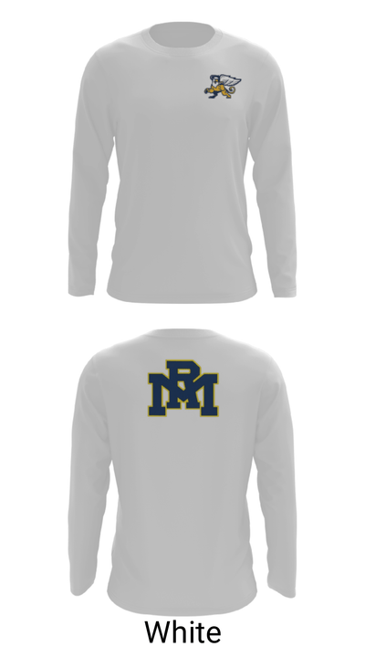 Rocky Mount High School Basketball 86010063 Long Sleeve Performance Shirt - 4