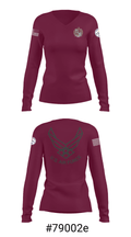 FLYING TIGERS 50875529 Women's Long Sleeve V-neck Shirt - 20