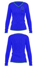 Benton Harbor Charter School 37954914 Women's Long Sleeve V-neck Shirt - 33
