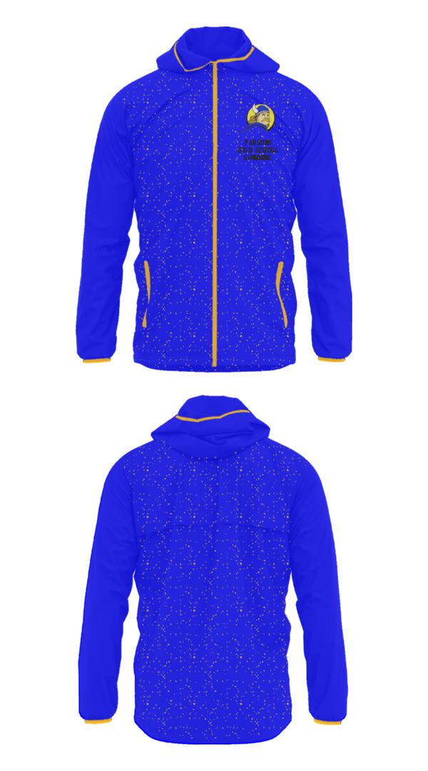 Windbreaker, Parsons High School Swimming, Swimming, Teamtime, Team time, sublimation, custom sports apparel, team uniforms, spirit wear, spiritwear, sports uniforms, custom shirts, team store, custom team store, fundraiser sports, apparel fundraiser