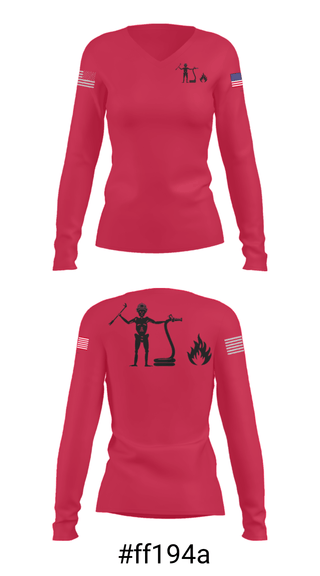 Women's Long Sleeve Vneck Shirt, Seven Hills, , Teamtime, Team time, sublimation, custom sports apparel, team uniforms, spirit wear, spiritwear, sports uniforms, custom shirts, team store, custom team store, fundraiser sports, apparel fundraiser