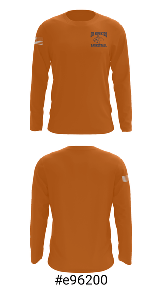 Long Sleeve Performance Shirt, Jr Huskies Basketball, Men's Basketball, Teamtime, Team time, sublimation, custom sports apparel, team uniforms, spirit wear, spiritwear, sports uniforms, custom shirts, team store, custom team store, fundraiser sports, apparel fundraiser