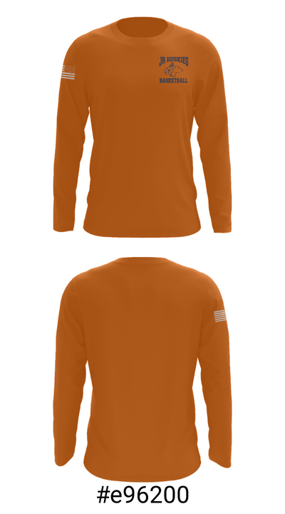 Jr Huskies Basketball 42641370 Long Sleeve Performance Shirt - 18