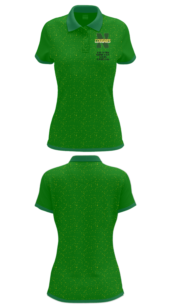 Women's Short Sleeve Performance Polo, Northview Academy High School Basketball, Men's Basketball, Teamtime, Team time, sublimation, custom sports apparel, team uniforms, spirit wear, spiritwear, sports uniforms, custom shirts, team store, custom team store, fundraiser sports, apparel fundraiser