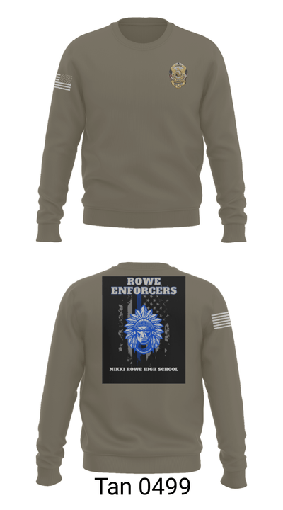 Rowe Enforcers 68406360 Crew Neck Sweatshirt - 34