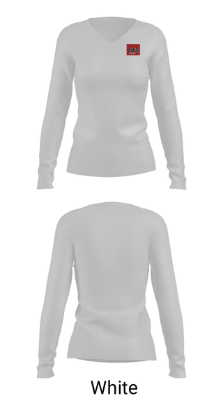Women's Long Sleeve Vneck Shirt, EWG Youth Hoops, Men's Basketball, Teamtime, Team time, sublimation, custom sports apparel, team uniforms, spirit wear, spiritwear, sports uniforms, custom shirts, team store, custom team store, fundraiser sports, apparel fundraiser