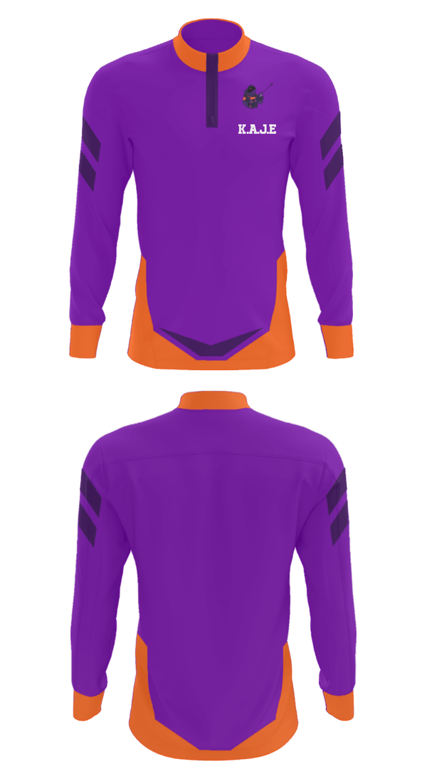 Quarter Zip Jacket, K.A.J.E, , Teamtime, Team time, sublimation, custom sports apparel, team uniforms, spirit wear, spiritwear, sports uniforms, custom shirts, team store, custom team store, fundraiser sports, apparel fundraiser