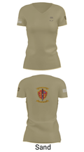 3rd. Battalion 7th. Marines 15768807 Women's Short Sleeve V-neck Shirt - 44