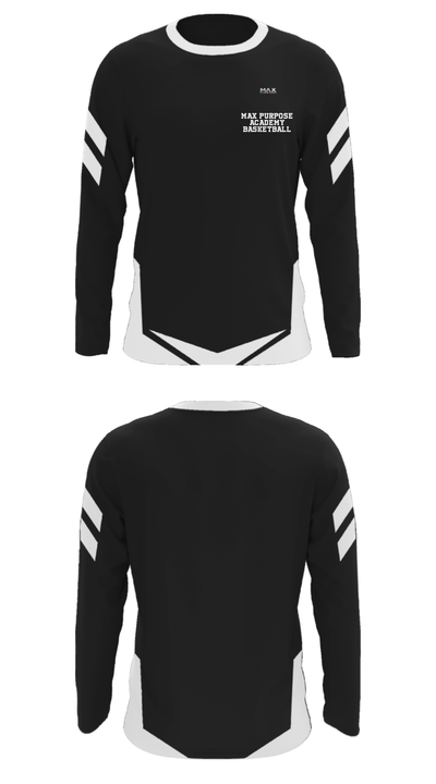 Max Purpose Academy Basketball 39536013 Long Sleeve Performance Shirt - 34