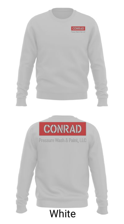 Conrad Pressure Wash & Paint 65591308 Crew Neck Sweatshirt - 2