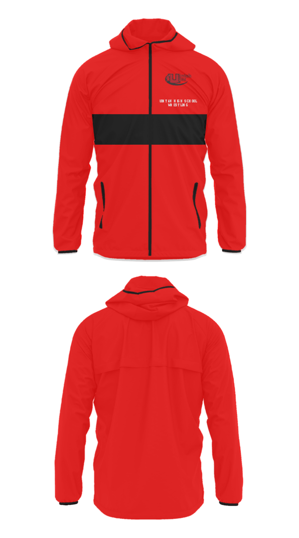 Windbreaker, Uintah High School Wrestling, Wrestling, Teamtime, Team time, sublimation, custom sports apparel, team uniforms, spirit wear, spiritwear, sports uniforms, custom shirts, team store, custom team store, fundraiser sports, apparel fundraiser