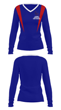 Lamar Country High School 65965333 Women's Long Sleeve V-neck Shirt - 29