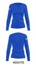 Restoration Ministries Christian Academy 64388011 Women's Long Sleeve V-neck Shirt - 20