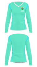 Tinoco’s Services 25378624 Women's Long Sleeve V-neck Shirt - 30