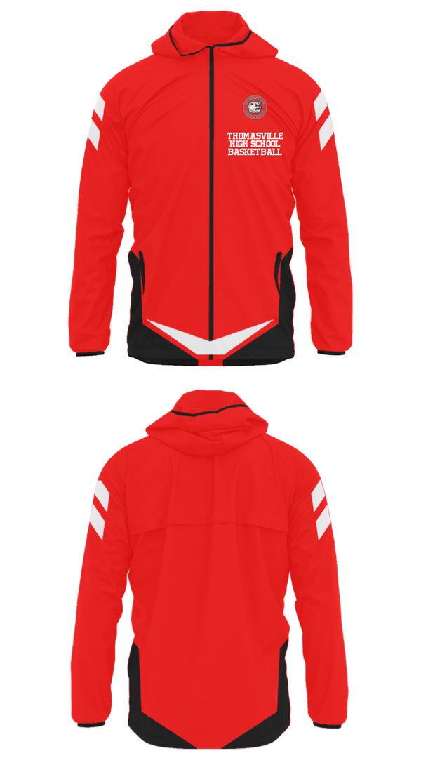 Windbreaker, Thomasville High School Basketball, Women's Basketball, Teamtime, Team time, sublimation, custom sports apparel, team uniforms, spirit wear, spiritwear, sports uniforms, custom shirts, team store, custom team store, fundraiser sports, apparel fundraiser