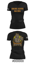 Drunk Hippo Racing 90284790 Women's Short Sleeve V-neck Shirt - 21