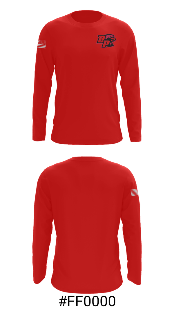 Long Sleeve Performance Shirt, Brooke Point High School Swimming, Swimming, Teamtime, Team time, sublimation, custom sports apparel, team uniforms, spirit wear, spiritwear, sports uniforms, custom shirts, team store, custom team store, fundraiser sports, apparel fundraiser