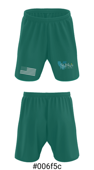 Athletic Shorts With Pockets, St Luke's Day School, Spirit Store, Teamtime, Team time, sublimation, custom sports apparel, team uniforms, spirit wear, spiritwear, sports uniforms, custom shirts, team store, custom team store, fundraiser sports, apparel fundraiser