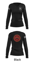 HSM-74 19793047 Women's Long Sleeve V-neck Shirt - 23