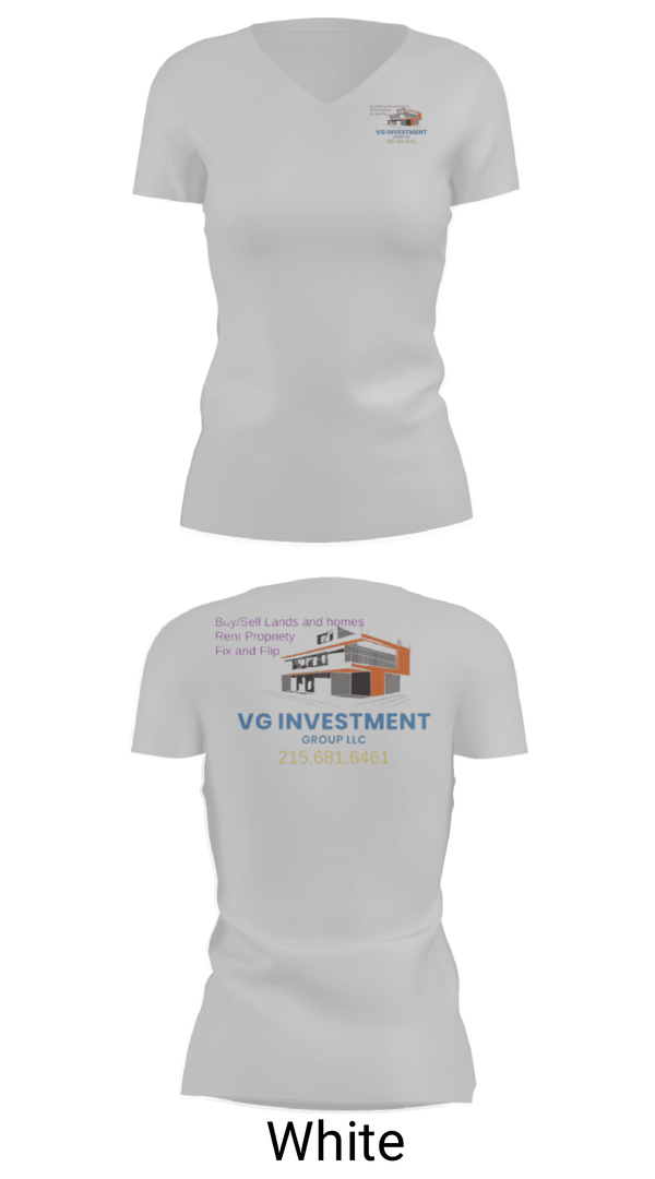 Women's Short Sleeve Vneck Shirt, VG Investment Group LLC, , Teamtime, Team time, sublimation, custom sports apparel, team uniforms, spirit wear, spiritwear, sports uniforms, custom shirts, team store, custom team store, fundraiser sports, apparel fundraiser