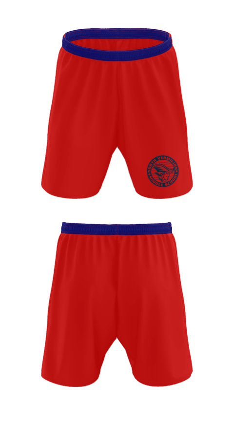 Athletic Shorts With Pockets, North Vermilion Middle School Basketball, Women's Basketball, Teamtime, Team time, sublimation, custom sports apparel, team uniforms, spirit wear, spiritwear, sports uniforms, custom shirts, team store, custom team store, fundraiser sports, apparel fundraiser