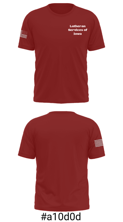 Lutheran Services of Iowa 40589168 Short Sleeve Performance Shirt - 19