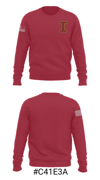 Crew Neck Sweatshirt, Ithaca High School Bowling, Bowling, Teamtime, Team time, sublimation, custom sports apparel, team uniforms, spirit wear, spiritwear, sports uniforms, custom shirts, team store, custom team store, fundraiser sports, apparel fundraiser