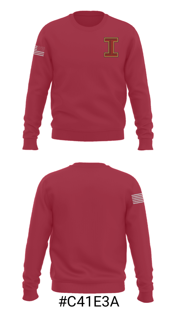 Crew Neck Sweatshirt, Ithaca High School Bowling, Bowling, Teamtime, Team time, sublimation, custom sports apparel, team uniforms, spirit wear, spiritwear, sports uniforms, custom shirts, team store, custom team store, fundraiser sports, apparel fundraiser