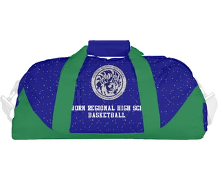 Duffle Bag, Sanborn Regional High School Basketball, Women's Basketball, Teamtime, Team time, sublimation, custom sports apparel, team uniforms, spirit wear, spiritwear, sports uniforms, custom shirts, team store, custom team store, fundraiser sports, apparel fundraiser