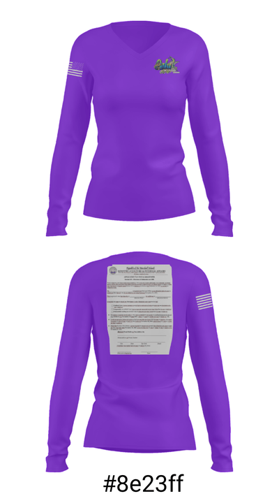 Ailuk kijen bid 71379616 Women's Long Sleeve V-neck Shirt - 20