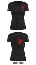 307th Medics 69478986 Women's Short Sleeve V-neck Shirt - 4