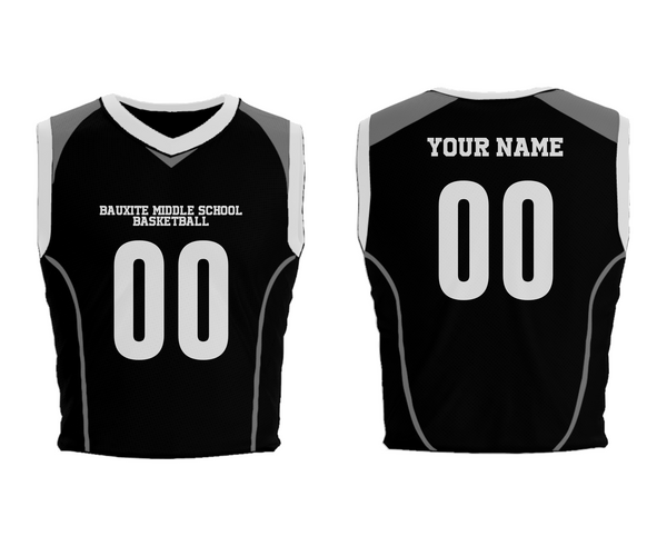 Mens Basketball Jersey, Bauxite Middle School Basketball, Men's Basketball, Teamtime, Team time, sublimation, custom sports apparel, team uniforms, spirit wear, spiritwear, sports uniforms, custom shirts, team store, custom team store, fundraiser sports, apparel fundraiser