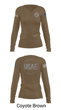 611 CES 65338274 Women's Long Sleeve V-neck Shirt - 15