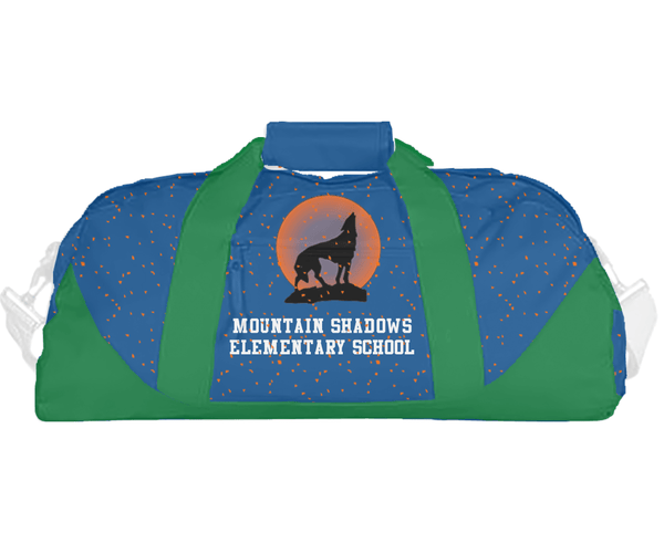Duffle Bag, Mountain Shadows Elementary School, Spirit Store, Teamtime, Team time, sublimation, custom sports apparel, team uniforms, spirit wear, spiritwear, sports uniforms, custom shirts, team store, custom team store, fundraiser sports, apparel fundraiser