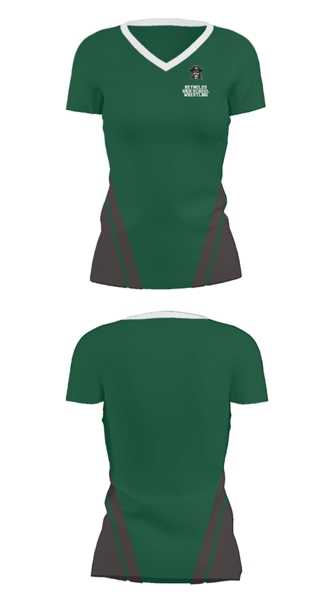Women's Short Sleeve Vneck Shirt, Reynolds High School Wrestling, Wrestling, Teamtime, Team time, sublimation, custom sports apparel, team uniforms, spirit wear, spiritwear, sports uniforms, custom shirts, team store, custom team store, fundraiser sports, apparel fundraiser