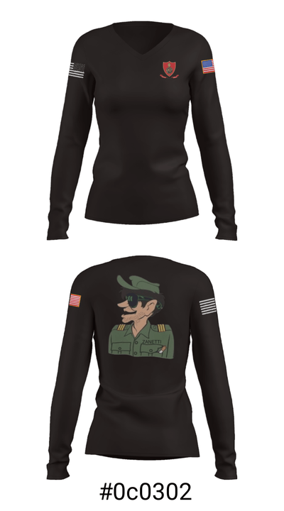 Legión Extranjera USA 37653528 Women's Long Sleeve V-neck Shirt - 7