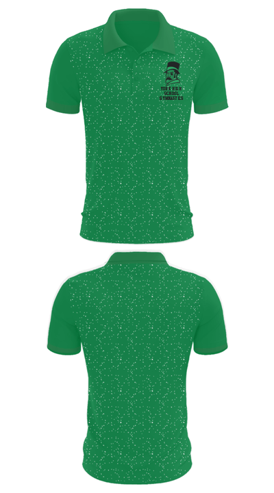 York High School Gymnastics 93021570 Short Sleeve Performance Polo - 26