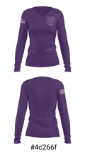 Swan Valley High School Ice Hockey 27287577 Women's Long Sleeve V-neck Shirt - 20