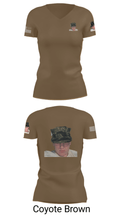 Airborne division 64639973 Women's Short Sleeve V-neck Shirt - 12