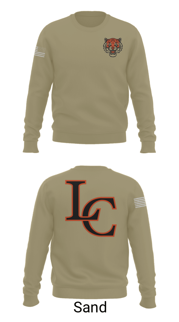 Crew Neck Sweatshirt, Liberty Center Middle School, Spirit Store, Teamtime, Team time, sublimation, custom sports apparel, team uniforms, spirit wear, spiritwear, sports uniforms, custom shirts, team store, custom team store, fundraiser sports, apparel fundraiser