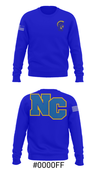 Crew Neck Sweatshirt, North County Middle School Basketball, Women's Basketball, Teamtime, Team time, sublimation, custom sports apparel, team uniforms, spirit wear, spiritwear, sports uniforms, custom shirts, team store, custom team store, fundraiser sports, apparel fundraiser