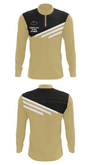 Quarter Zip Jacket, Verrado High School Swimming, Swimming, Teamtime, Team time, sublimation, custom sports apparel, team uniforms, spirit wear, spiritwear, sports uniforms, custom shirts, team store, custom team store, fundraiser sports, apparel fundraiser