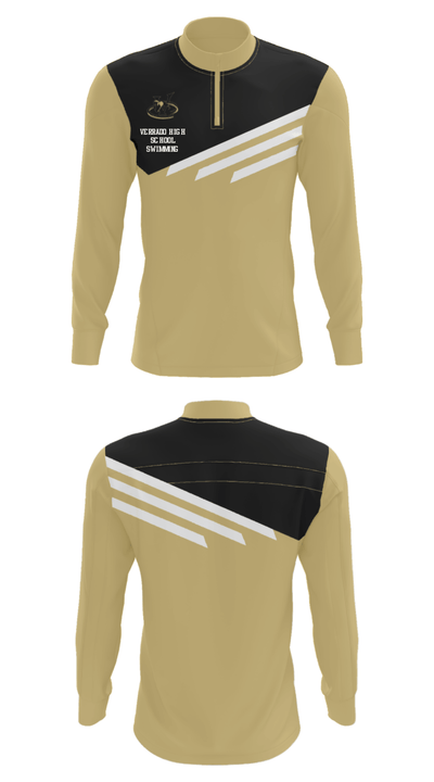 Verrado High School Swimming 69011505 Quarter Zip Jacket - 30