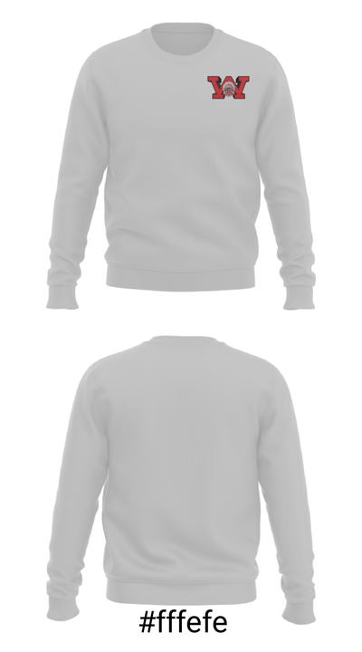 Wayne High School Basketball 23994614 Crew Neck Sweatshirt - 16