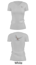 EL SHAMAH CAREEL SHAMAH CARE 44180708 Women's Short Sleeve V-neck Shirt - 7